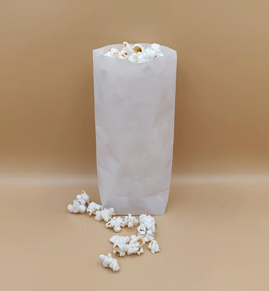 Papiertüte Kreuzboden für Popcorn