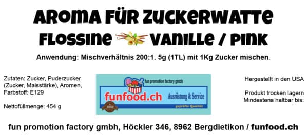 Aromastoff für Zuckerwatte Vanille