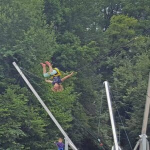 Bungy 4-fach Salto-Trampolin