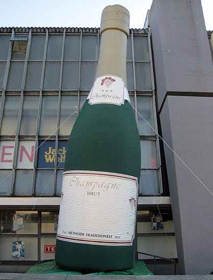 Champagnerflasche XXL