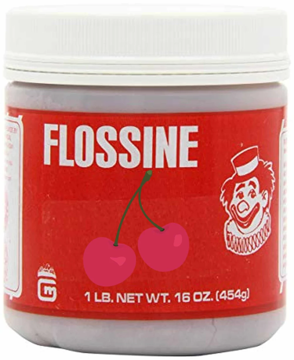 Aroma für Zuckerwatte, Flossine Kirsche rot 0,454 kg
