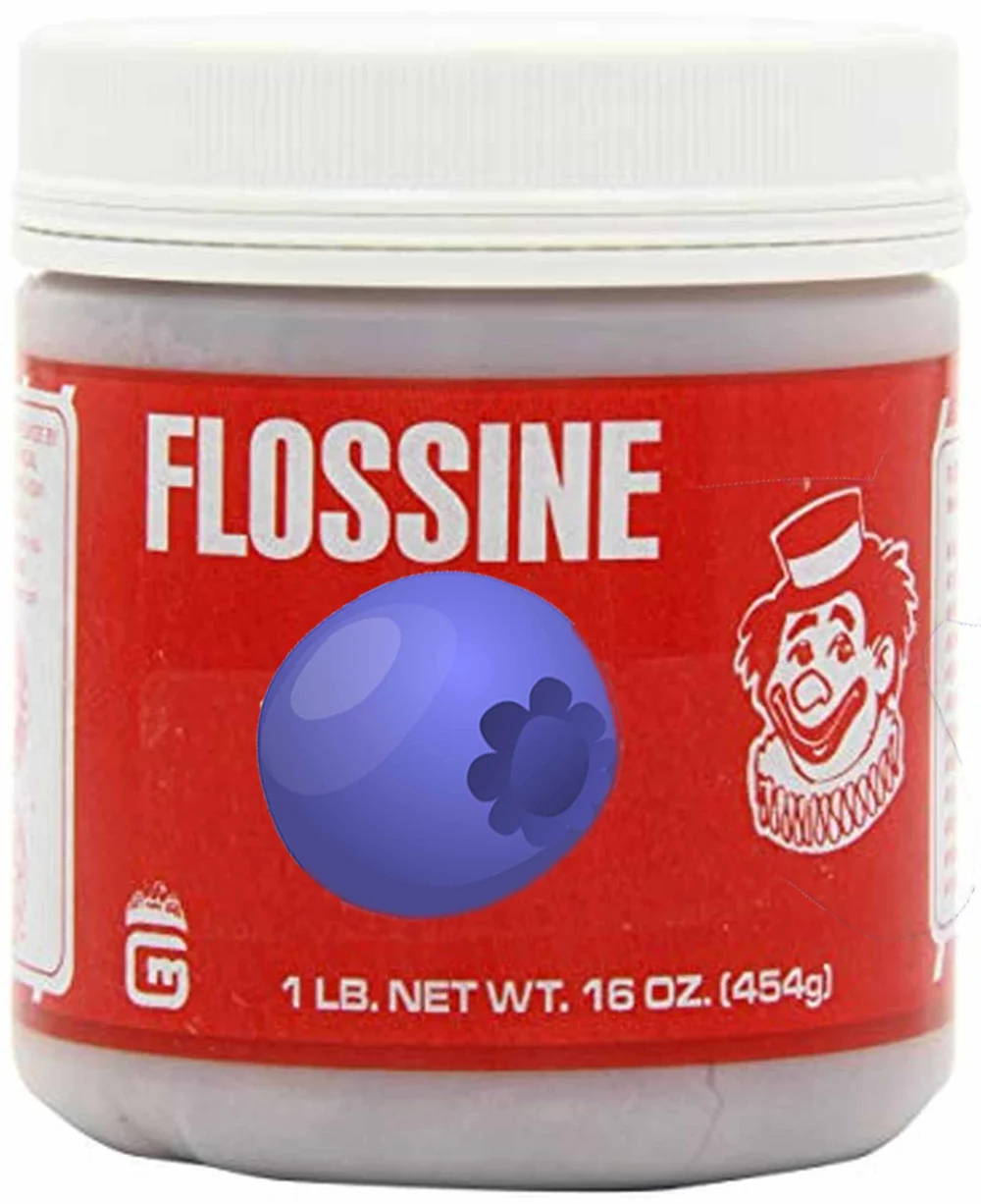 Aroma für Zuckerwatte, Flossine Waldbeere blau 0,454 kg