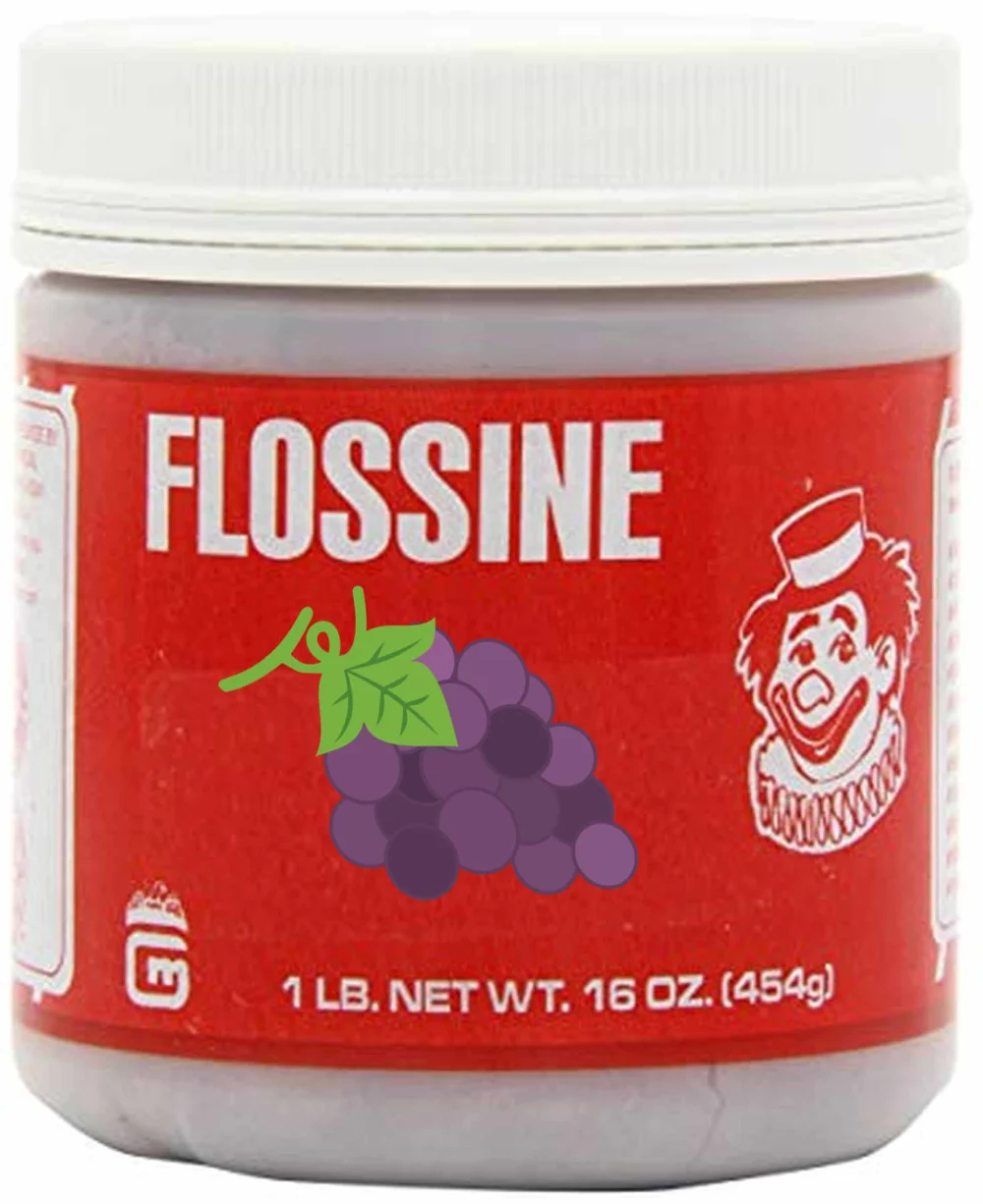 Aroma für Zuckerwatte, Flossine Traube lila 0,454 kg