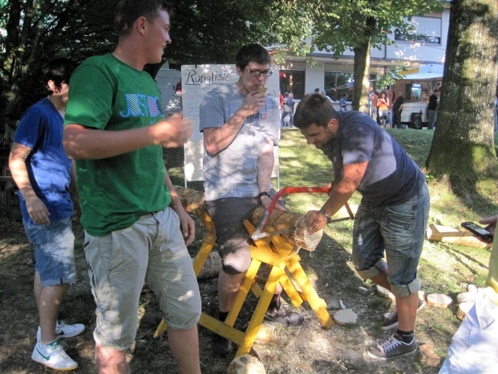 Holzsägen