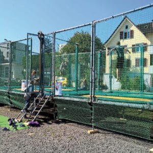 Trampolin-Anlage