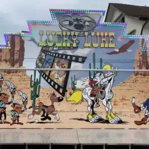 Schiessbudenwagen Lucky Luke Pistolenschiessen