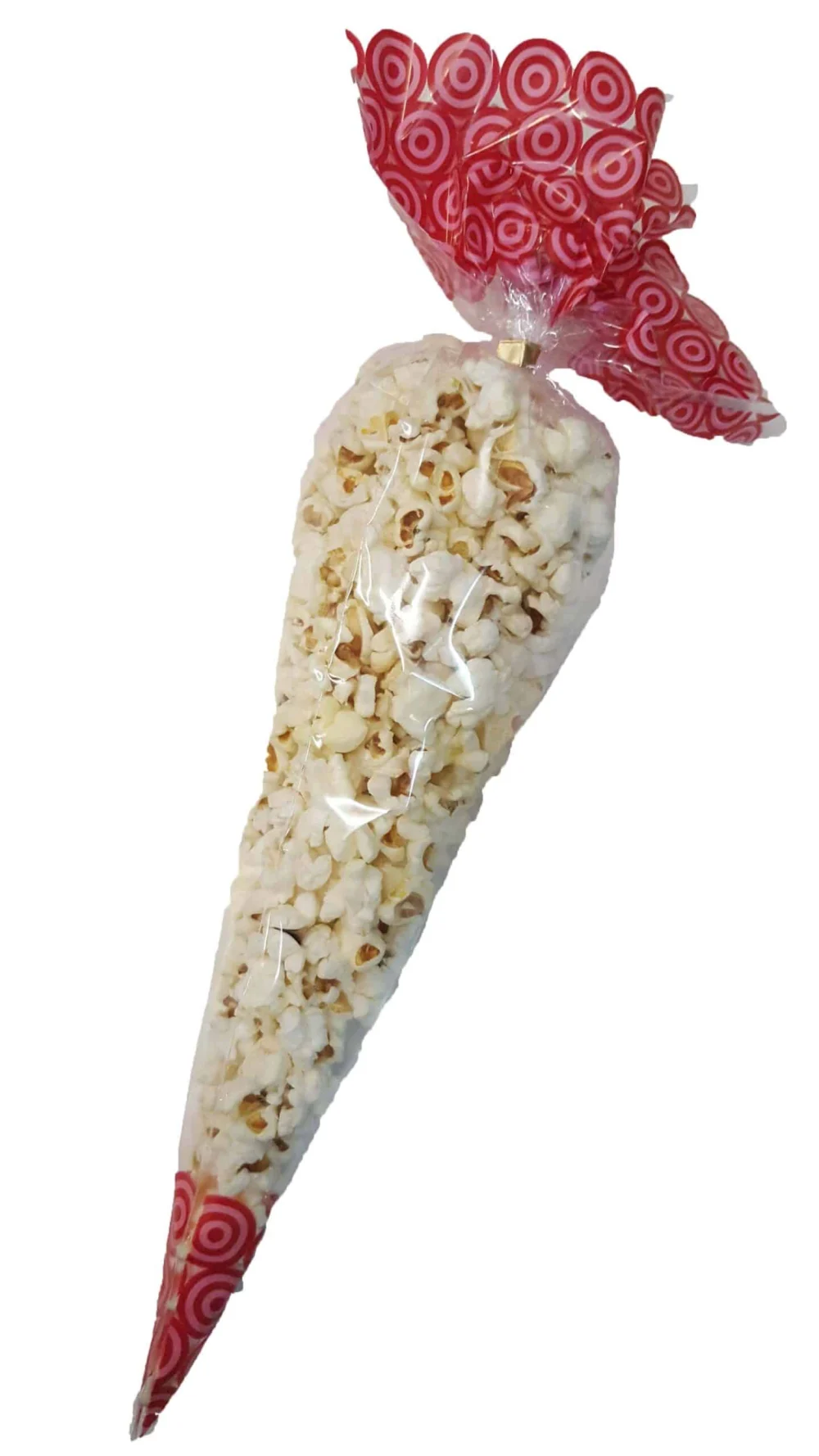 Popcorn abgepackt in transparenten Tüten 