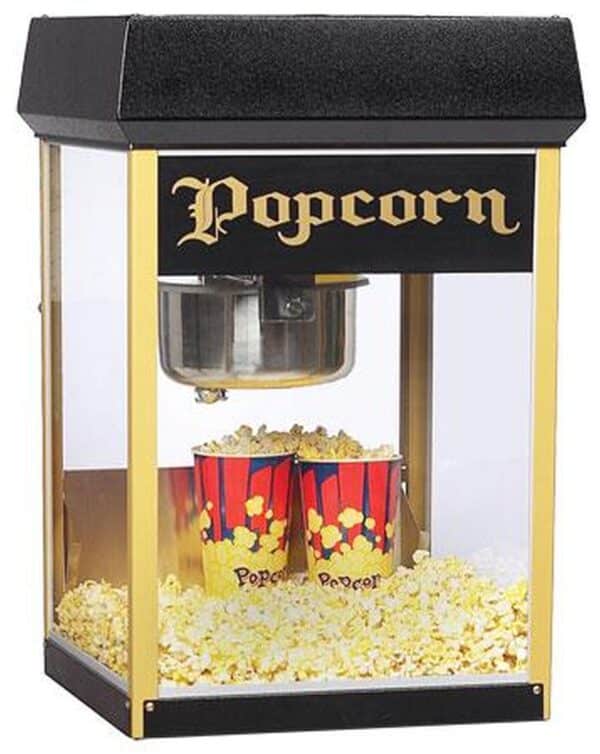 Popcornmaschine Euro Pop 8oz Black