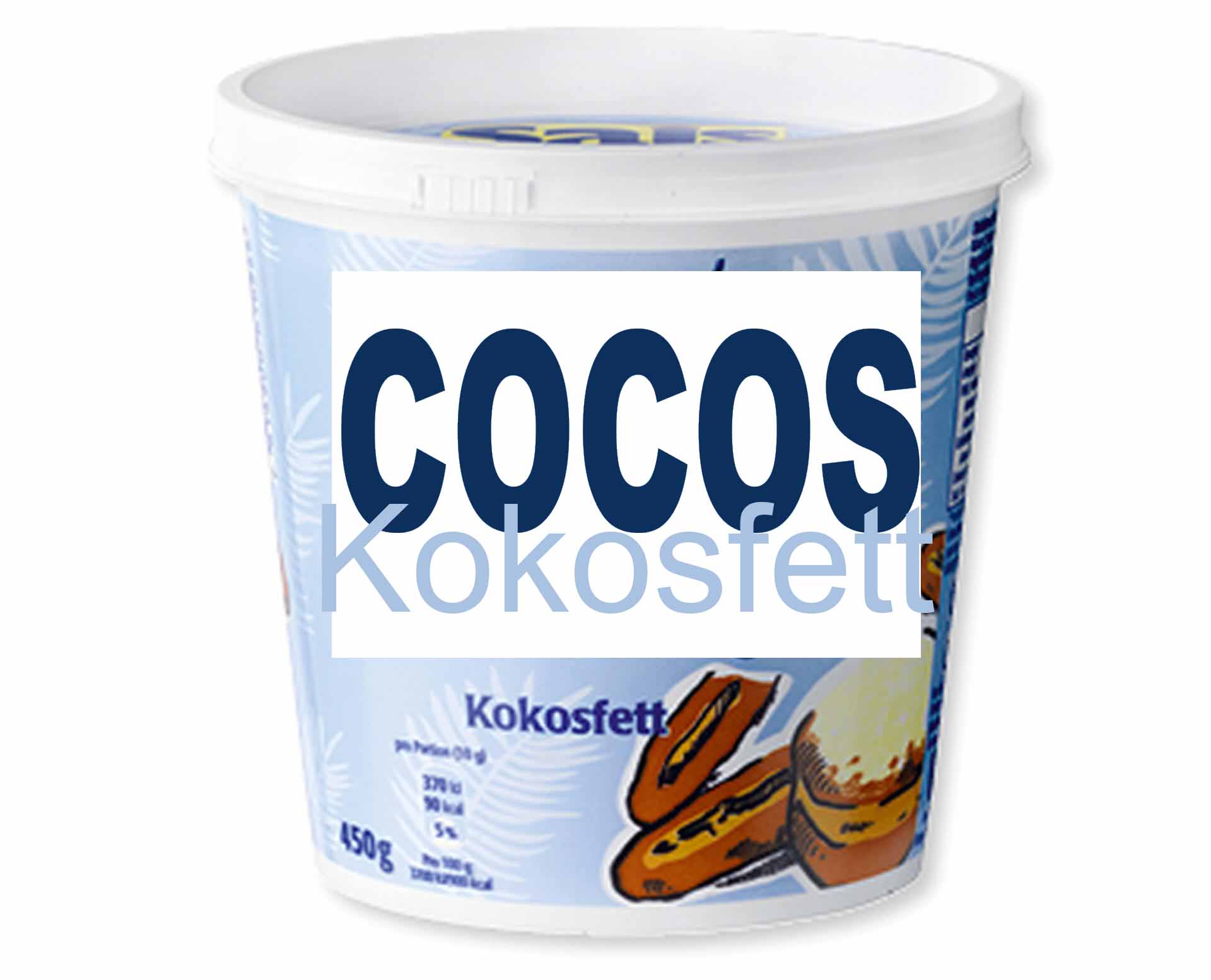 Popcornfett,  Fettstoff Coconut 450 g