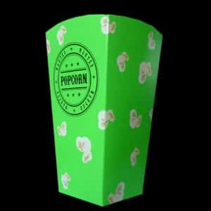 Popcorn Falttüte grün 30g / VPE 500 Stk.