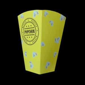 Popcorn Falttüte gelb 100g / VPE 500 Stk.