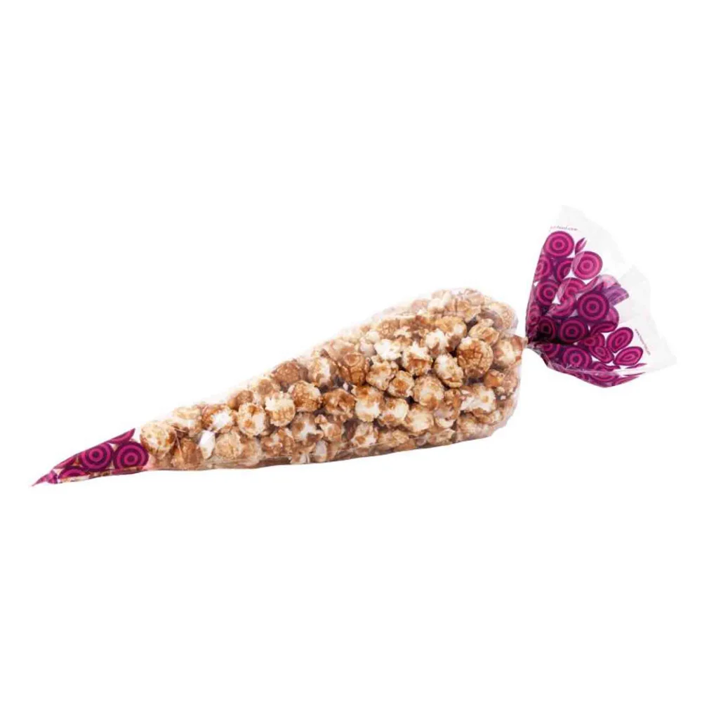 Popcorn Poly-Spitzbeutel lila 35g / VPE 100 Stk.