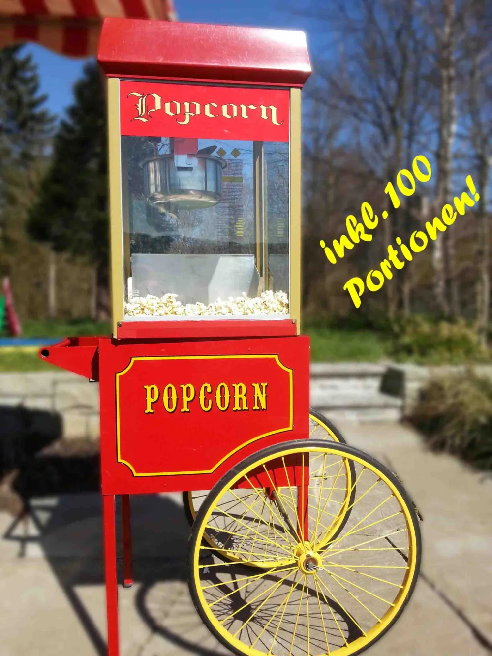 Popcornmaschine  8oz mieten
