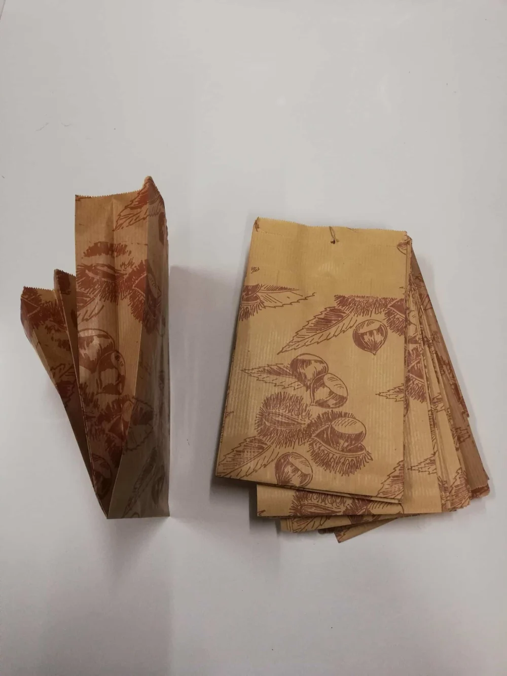 Marroni-Doppeltüten 200 Gramm 100 Stk.