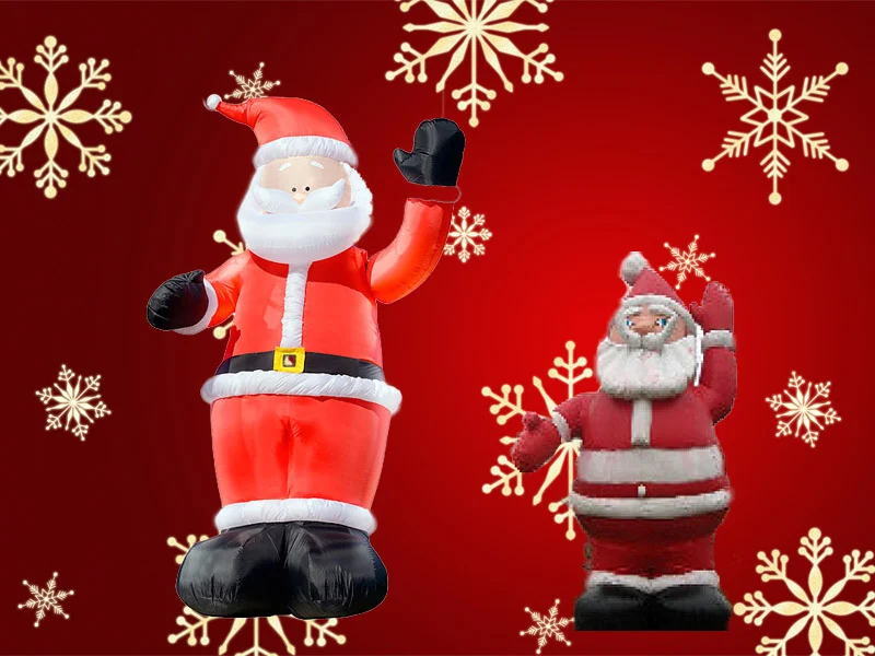 Weihnachtsmann aufblasbar