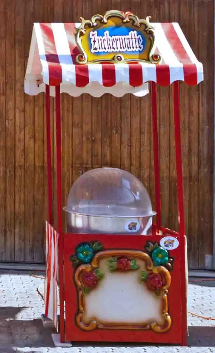 Nostalgie Zuckerwattestand