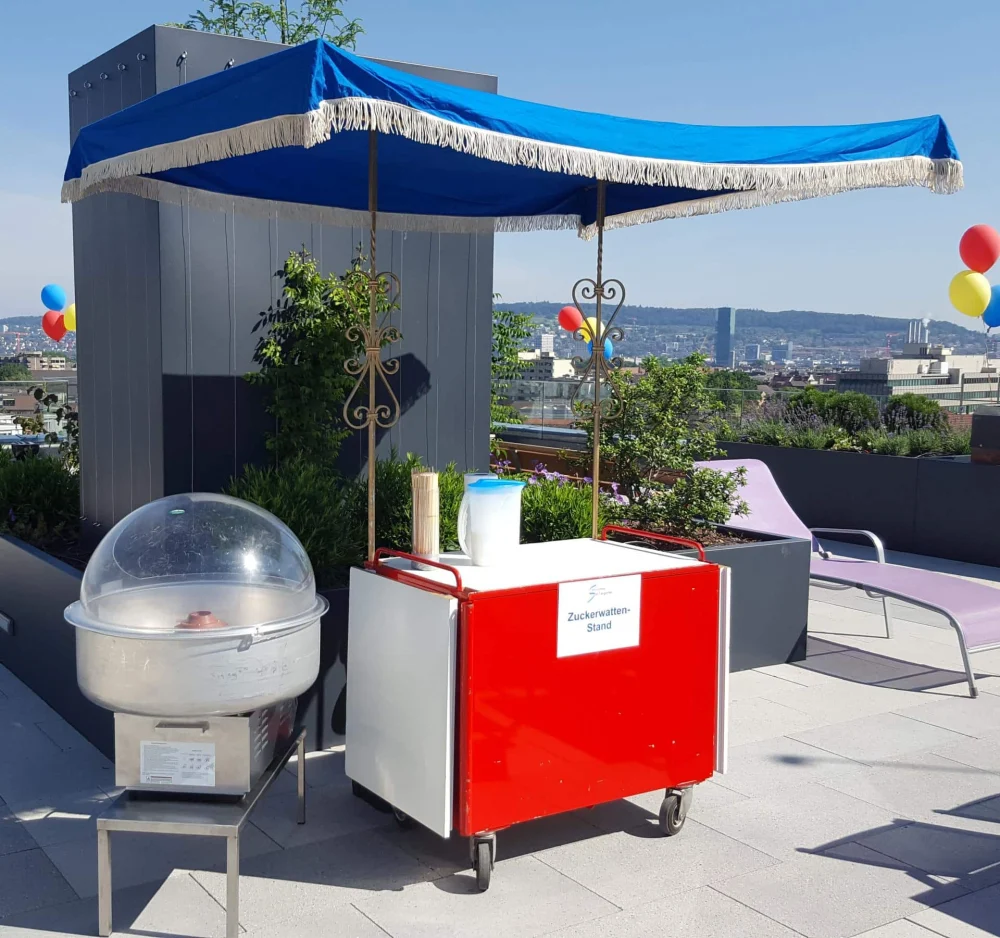 Zuckerwattestand Varietee