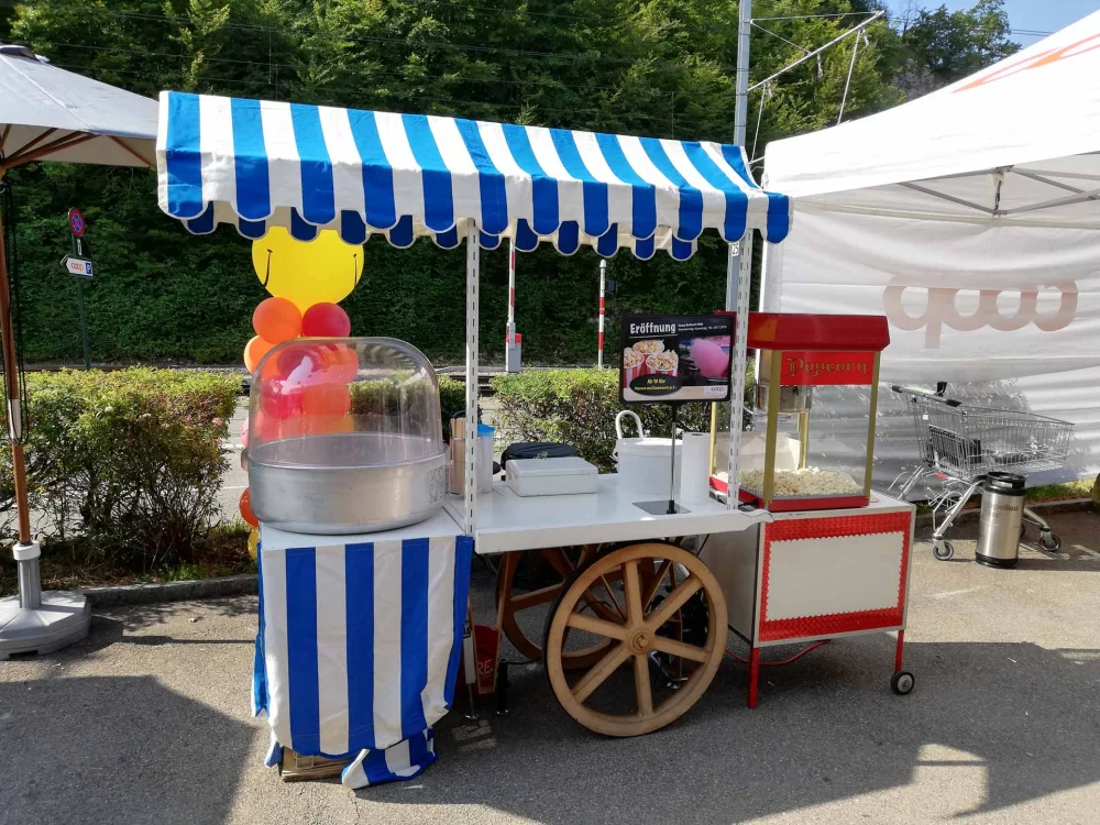 Zuckerwattestand Carrettino